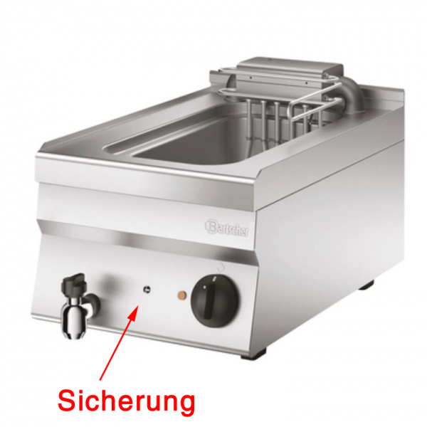 Friteuse, elektro, 400 x 650 x 295 mm, 10 Liter, 9 kW, 400 V-16A